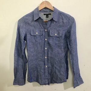 Linen dress shirt 00P Banana Republic